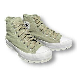 Converse Women's Chuck Taylor All Star Lugged Hi Tops 571114C Size 11 Sage Green